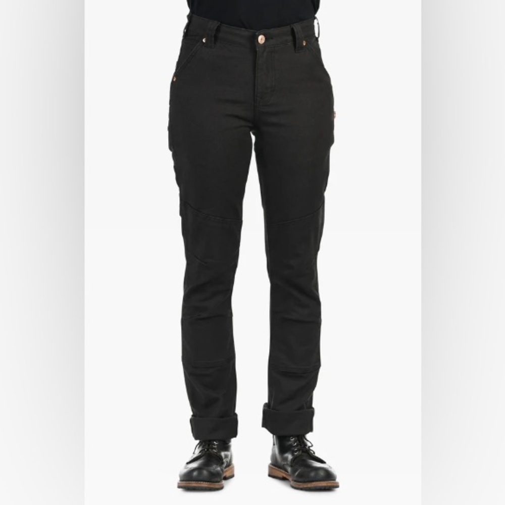 Dovetail Workwear GO TO Stretch Canvas Pants - Carbon Black 14 - 34 Inch Inseam